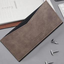 New Korean Version Long Wallets Golf Zero Purses Open Thin Dollar Money Clips Bags Simple Soild Color Coin Change Handbag Holder
