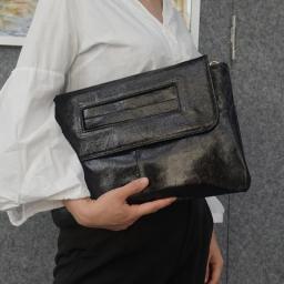 Women Clutches PU Leather Crossbody Bags For Female Shoulder Messenger Bag Laptop Bag For Macbook Pouch Bag Big Ladies Handbag