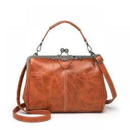 Annmouler Designer Women Vintage Shoulder Bag Luxury Pu Leather Handbag New Fashion Tote Bag Women's Bag 2022 Trend Purses