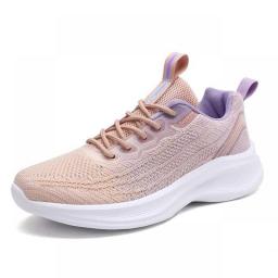 Summer Lightweight Women Shoes Breathable Mesh Hollow Out Outdoor Sport Running Casual Walking Sneakers