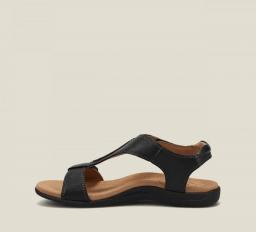 2023 Women Summer Comfort Solid Color Orthopedic Sandals T-Strap Hook Loop Ladies Casual Wedges Beach Shoes Plus Size