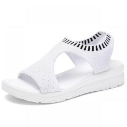Women Sandals  Breathable Comfort Shopping Ladies Walking Shoes Wedge Heels Summer Platform Sandal Shoes Mujer Plus Size 45