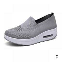 Thick Sole Shoes For Women 2023 Spring Autumn New Fashion Shake Casual Shoes Mesh Breathable Women Shoes Walking Sneakers
