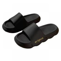 Slippers Men Slippers Men Slippers Step On Shit Feeling Summer Outside Wear Thick Soles Non Lip Home