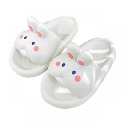Feslishoet Women Summer Slide Cartoon Rabbit Shoes EVA Outdoor Slides Soft Thick Soled Non Slip Pool Indoor Home Slippers