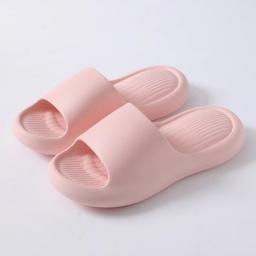Women Indoor Shower Slippers Summer Home Floor Shoes Soft EVA Couples Platform Slides Thick Sole Female Male Bathroom Slipper