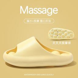 Massage Slippers Thick Platform Summer WomanSlippers Bathroom EVA Non-slip Sole Casual Beach Slides Home Healthy Indoor Shoes