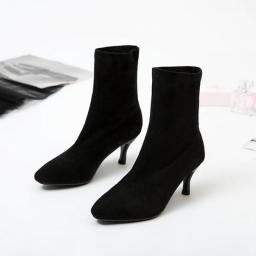 Big Size9 10  11 12 Boots Women Shoes Ankle Boots For Women Ladies Boots Shoes Woman Winter Tapered With Sleeve