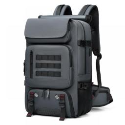 Men Travel Backpack 60L Outdoors Backpack Mountaineering Bag Waterproof Laptop Backpack Business Backpack With Separate Shoe Bag