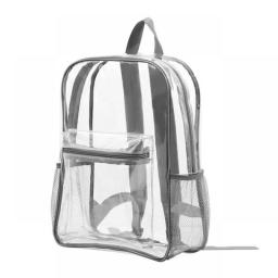 Explosive Transparent Pvc Outdoor Sports Fitness Transparent Waterproof Travel Transparent Visible Backpack