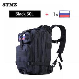 SYZM 30L Or 50L Men Tactical  Backpack Nylon Waterproof Bag Outdoor Sports Backpack Hiking Camping Hunting Rucksack Knapsack
