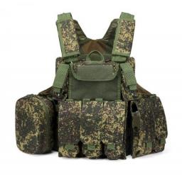 Men's Fashion Steel Wire Ghost Camouflage Tactical Vest CS Field Protection Equipment Amphibious Module Combat Vest