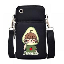 Women Mobile Phone For Samsung Galaxy S22 S22 Plus S22 Waterproof Female Messenger Bag Purse Wild Mini Avocado Series Wrist Pack