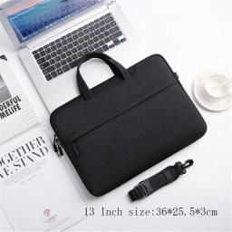 4 Colors 13/14/15.6 Inch Business Briefcase Laptop Cover Universal Laptop Bag Shoulder Handbag Macbook Air Case Xiaomi Dell Hp