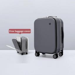 Patent Design Aluminum Frame Suitcase Carry On Rolling Luggage Beautiful Boarding Cabin18/20/22/24 Inch Password Trolley Case