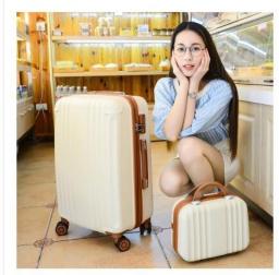 Women Travel Luggage Suitcase Set Travel Trolley Suitcase Rolling Bags On Wheels  Women Wheeled Bags  Rolling Luggage Suitcase