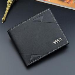Fashion Men's Wallet Money Bag Leather Business Short Wallet Vintage Soft Purse Multi-card Holder Portefeuille Homme Billetera