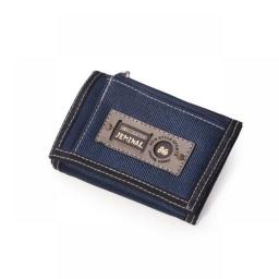 Teens Nylon Trifold Casual Gray Wallet For Male Men Women Young Novelty Money Bag Purse Zipped Coin ID Card Holder Pocket