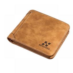 Men's Wallet Leather Billfold Slim Hipster Cowhide Credit Card/ID Holders Inserts Coin Purses Luxury Business Foldable Wallet