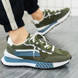 FANAN Spring 2023 New Men's Sports Leisure Running Shoes Hot Male Sneakers Walking Shoes Fashion Color Matching