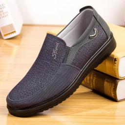 Canvas Shoes Men Classic Loafers Men Casual Shoes Breathable Walking Flat Men Shoes Sneakers Plus Size