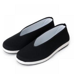 Old Beijing Cloth Shoes Men's Spring And Autumn Work Shoes Casual Breathable Non-slip Black Cloth Shoes Fashion Cloth Shoes