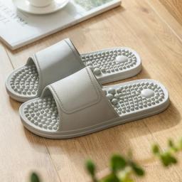 3D Summer Slippers Couple Unisex Soft Non-Slip Bath Shoes Wear-Resistant Flipflops Shower Indoor Home Men Sandal Massage Plantar