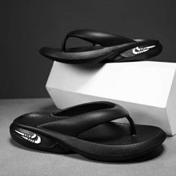 Fashion Men Slippers Summer Mens Person Flops Beach Sandals Non-slip Top Quality Home Casual Shoes Lightweigh Big Size Slippers