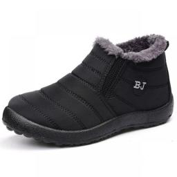 New Men Snow Boots Waterproof Non Slip Wear Resistant Thick Warm Shoes