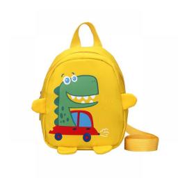 Cute Dinosaur Baby Kindergarten Backpack Cartoon Children School Bags Adjustable Boys Girls Anti-lost Book Bags Kids Backpacks