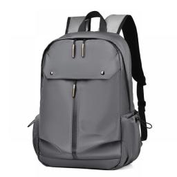 Teenage Schoolbag Student Backpack With USB Charging Men Women Casual Retro Elegant Waterproof Solid Color Bag For 15'' Laptop