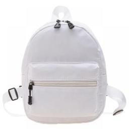 Trend Mini 2022 Girls Feminina White Teen Backpacks Travel Bags For School Preppy Nylon Bag Mini Style Rucksack Female Women's