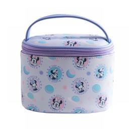 Genuine Disney Makeup Bag Magic Color Cosmetic Bag Cartoon Minnie Multifunctional Portable Travel Storage Wash Bag
