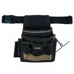KUNN Electrician Tool Pouch - Durable Small Basic Maintenance Tool Pouches With Tape Thong,Tool Belt