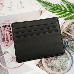 1 PCS New Fashion Men/Women Mini ID Card Business Credit Card Case PU Leather Ultra-thin Bank Card Case Student Meal Card Case