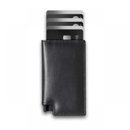 Fashion Slim ID Card Holder Men Real Leather Multi-Function Designer Bank Card Wallet Business Pop-Up Cardholder High Quality