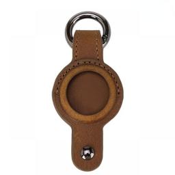Airtag Tracker Case Key Ring Holder Men Cow Leather Keychain High Quality Car Key Organizer Housekeeper Portable For Children