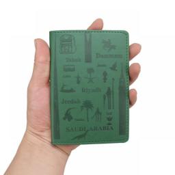 Zoukane Embossing Shate SAUDI ARABIA-Israeli Middle Eastern Cities Passport Cover Case Holder Travel Accessories Wallet ZSPC57