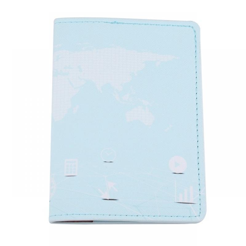 Zoukane Map Travel Passport Cover Flowers Passport Case Cover Card Ticket Holder Travel Accessories Passport Case Cover CH16A