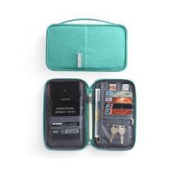 RFID Travel Passport Wallet Multi-Function Waterproof Family Passport Holder Trip Document Organizer Credit Card Package Purse