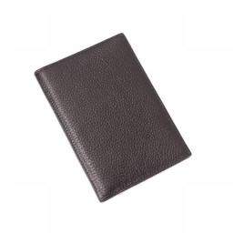 Fashion Case Passport Holder Real Leather Pebbled Passport Cover Portable Boarding Cover Travel Accessories Passport Travel Bag