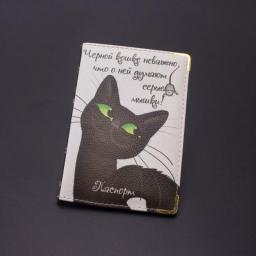 New 2018 Cartoon Cat Passport Card Holder Animal Russian Passport Covers For Women Travel Passport Cases Capa Do Passaporte