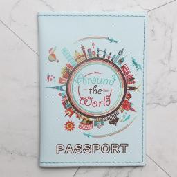 Women Men World Map Protective Cover Colorful Printed Neutral Passport Protective Cover Travel Passport Holder Accessories