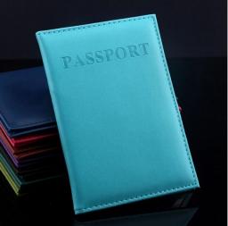 High Quality Passport Holder Leather Travel Passport Cover Card Case Holder Women Men