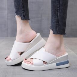 Fashion Breathable Women's Sandals Summer 2023 New Elegant Outdoor Womens Sandals Soft Slip On Footwear Shoes For Women Female