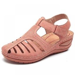 Shoes Fashion Women Sandals Soft Women Shoe Slip On Plus Size Walking Shoes Slipper Retro Footwear Female Zapatillas Muje