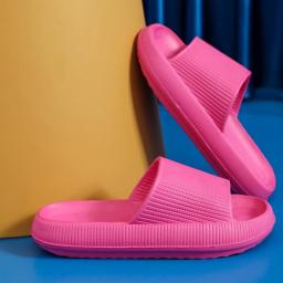 Home Cloud Slippers Summer Thick Platform Women 2023 Sandals Indoor Bathroom Anti-slip Slides Ladies Men's Shoes Dropshipping