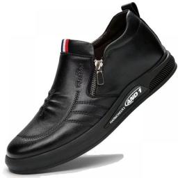 Men's Leather Shoes 2023 New Breathable Business Dress Shoe Men's Social Shoe Mocasines Casual Loafers For Men Zapatos De Hombre