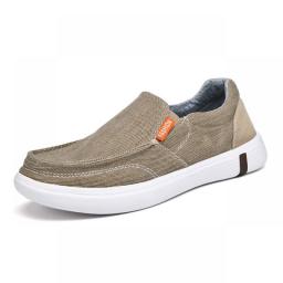 Men Canvas Shoes Espadrilles 2023 Summer Breathable Casual Shoes Men Loafers Comfortable Ultralight Slip On Lazy Loafers Shoes