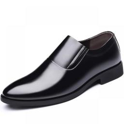 Men Business Formal Leather Shoes Breathable Heightening Shoes Men Shoes